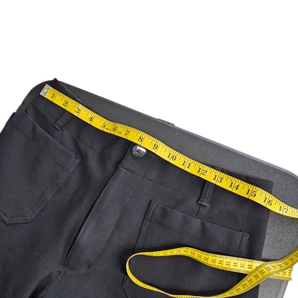 Anthropologie Maeve The Colette Pants, Cropped, Black, High Rise, Stretch, Sz 31 - Picture 5 of 8